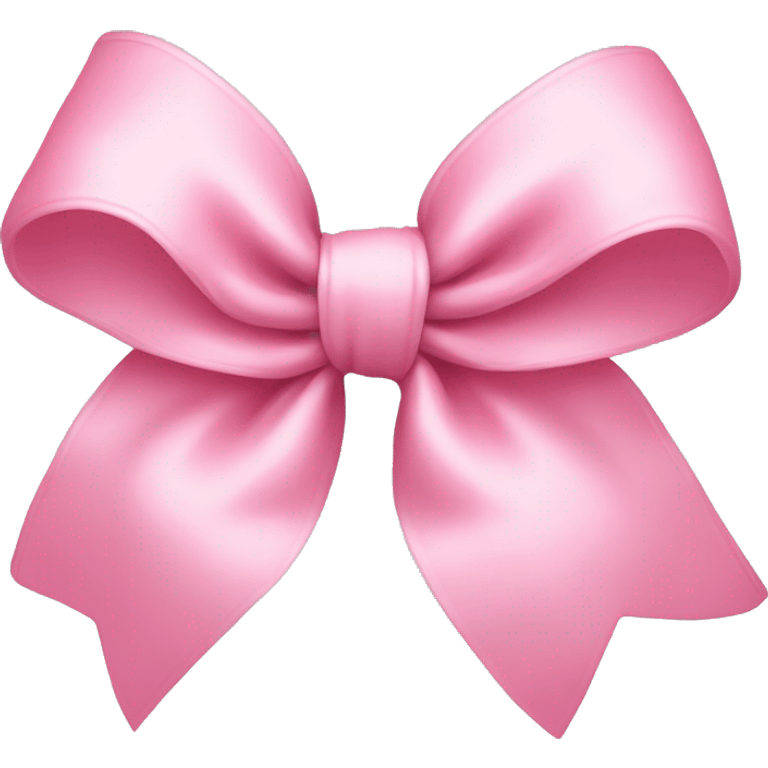 baby pink bow emoji