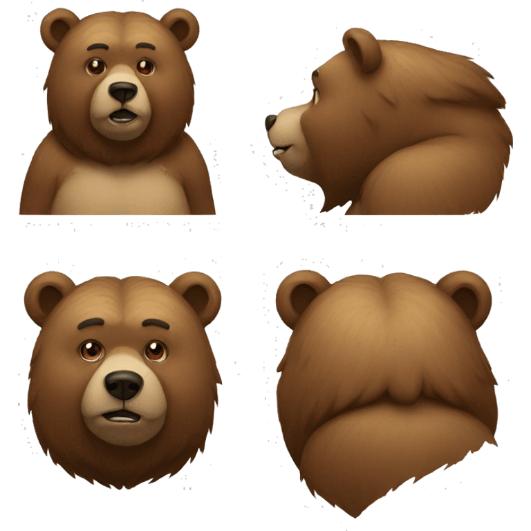 fat bear emoji