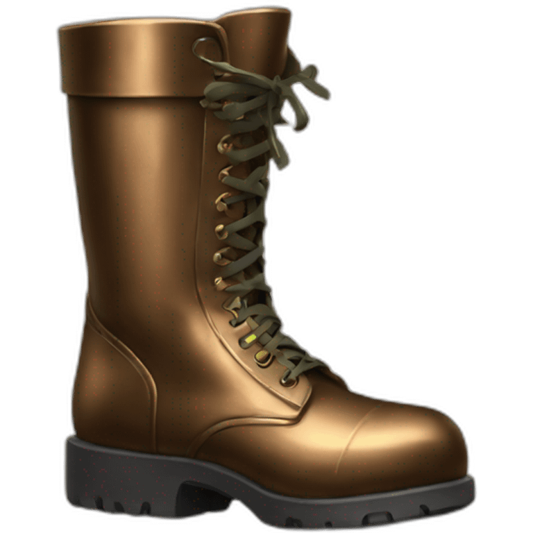 bronze army boot emoji