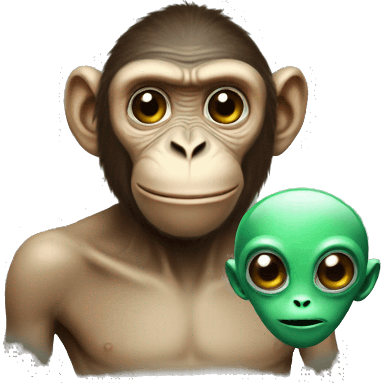 monkey and alien combined emoji