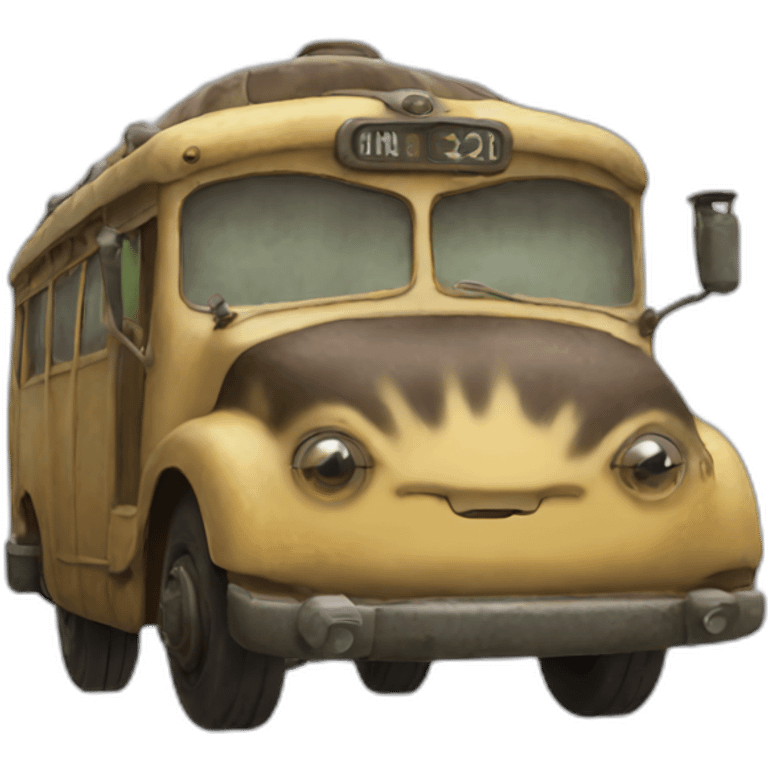 Catbus from totoro emoji