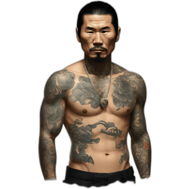 Yakuza tattoo emoji