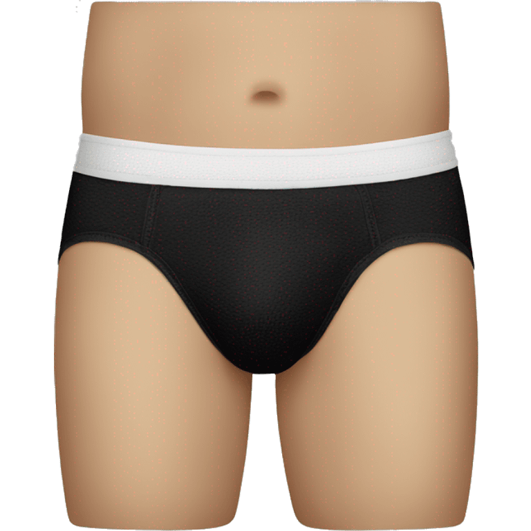 Black underwear briefs emoji