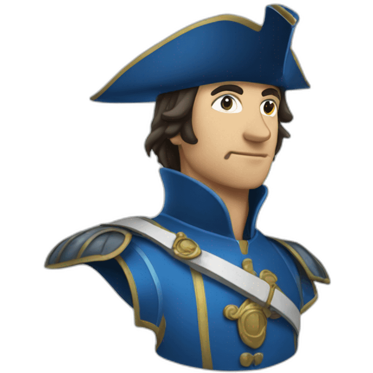 chevalier bleu emoji