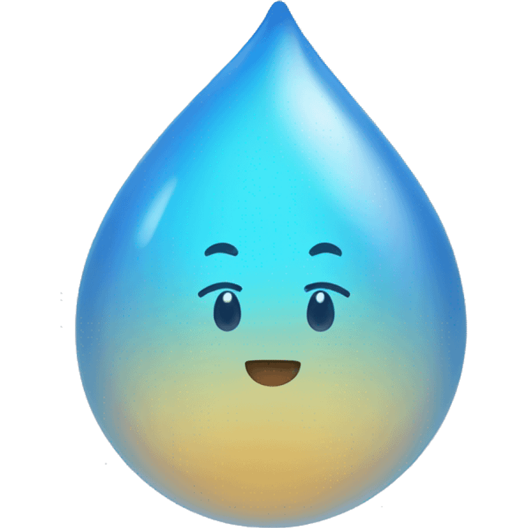 Water drop emoji