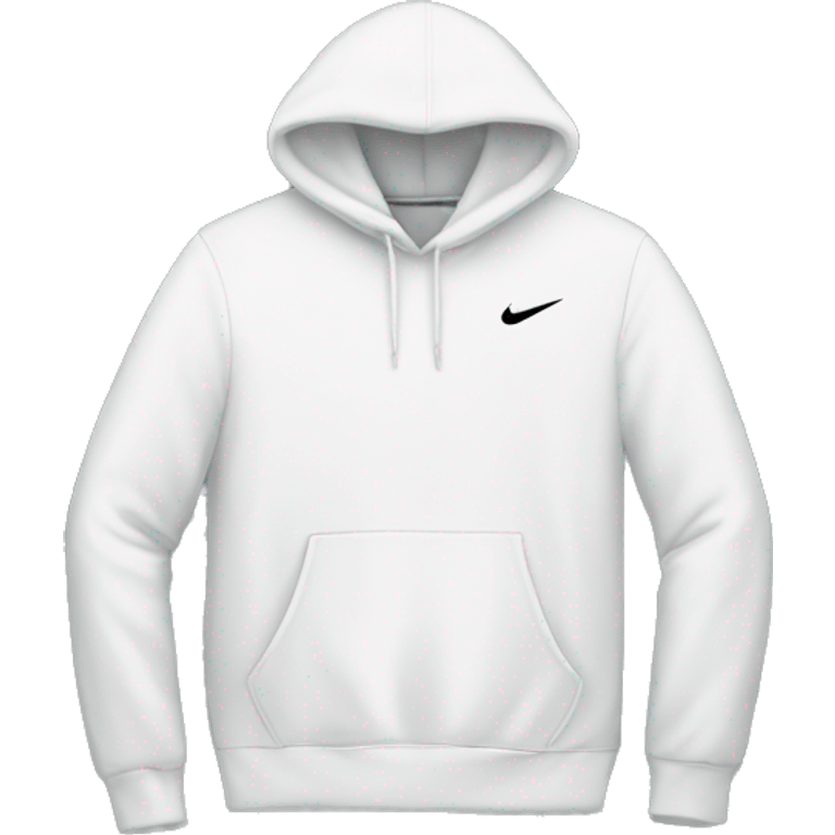 white nike hoodie no person emoji