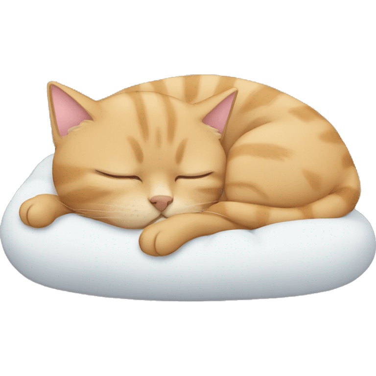 Sleeping cat emoji