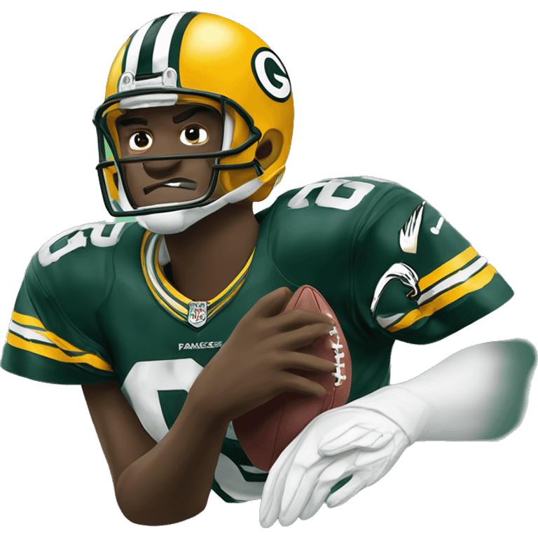 Green bay packers vs philadelphia eagles emoji