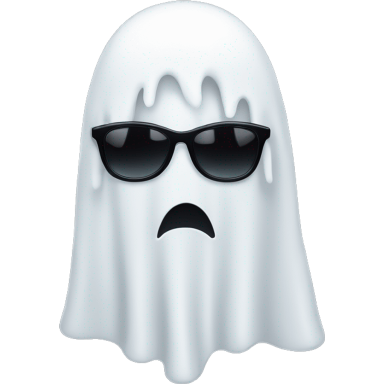 ghost with black sunglasses emoji