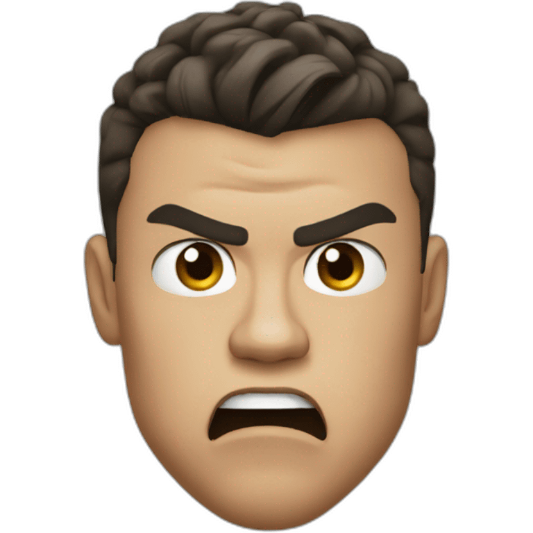 Ronaldo angry emoji