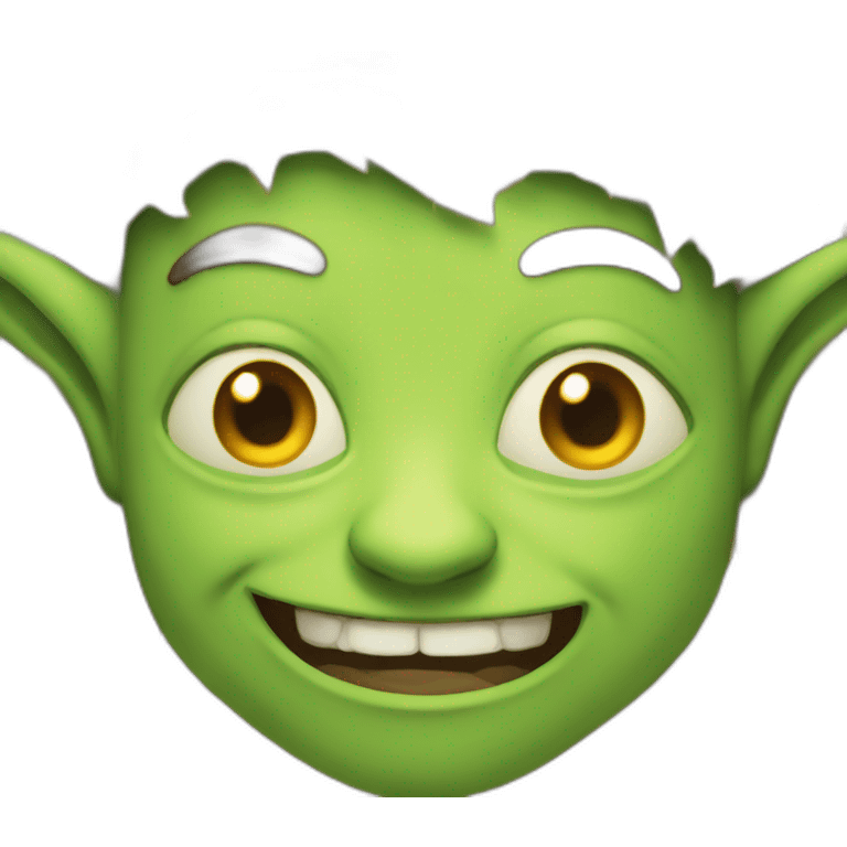 A mischievous goblin emoji