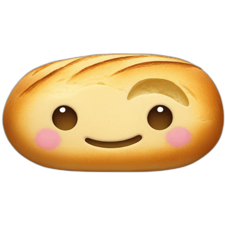 french bread smile emoji