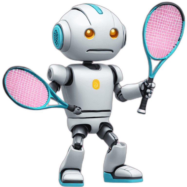 robot-playing-tennis emoji