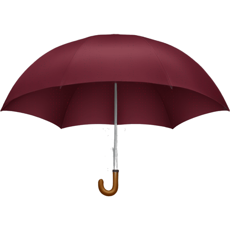 Burgundy umbrella  emoji