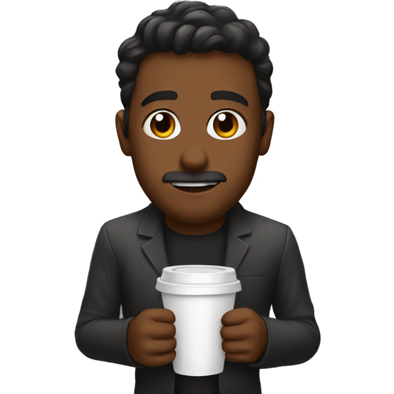 Coffee with now emoji