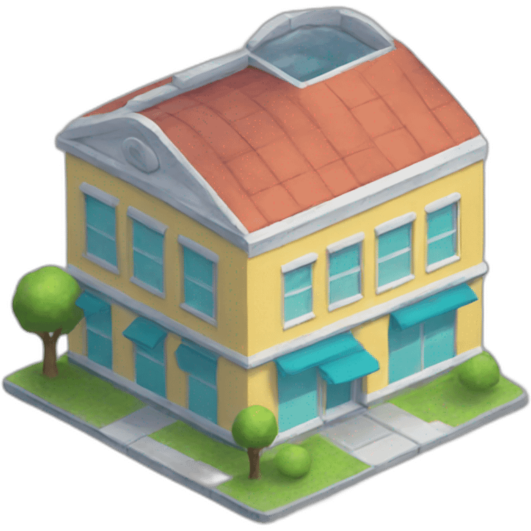 pokemon business building emoji