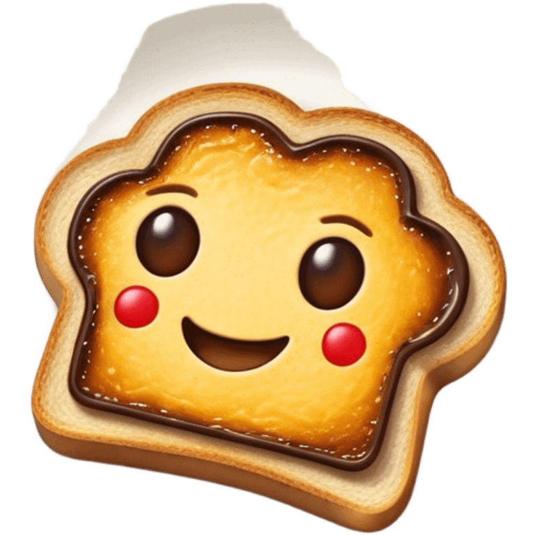 Vegemite on Toast Cinematic Realistic Vegemite on Toast Dish Emoji, depicted as a toasted slice of bread generously spread with Vegemite, rendered with warm textures and crisp details that capture its uniquely Australian flavor. emoji