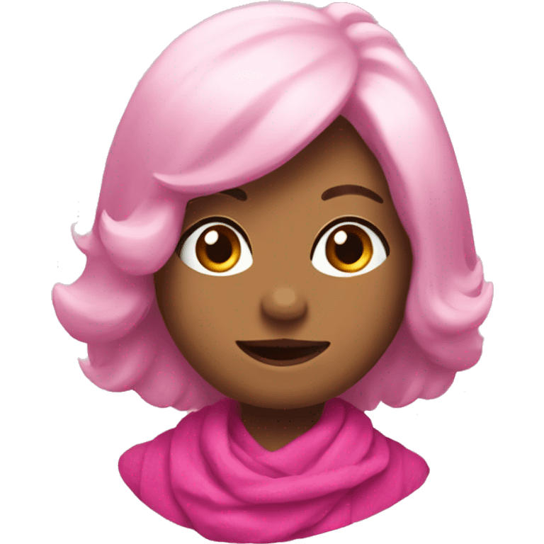 Pink trei for christmas emoji