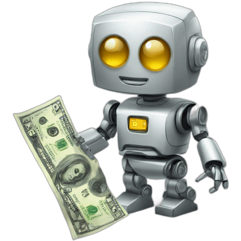 robot money emoji