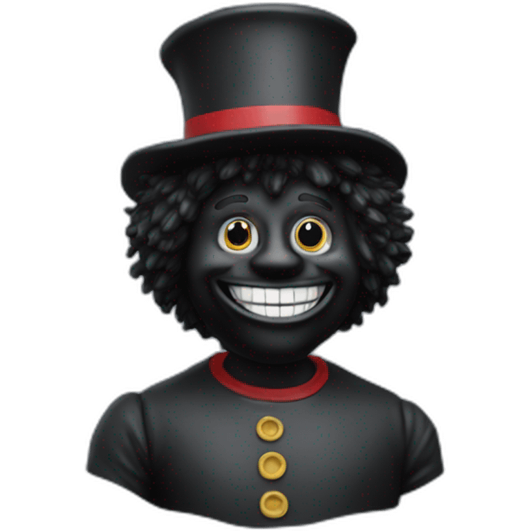 Gollywog  statue emoji