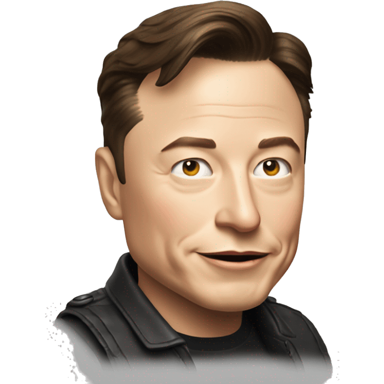 elon musk ağzında puro  emoji