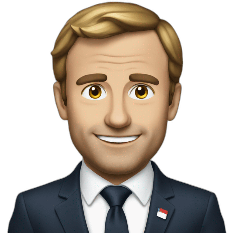 Macron en slip emoji