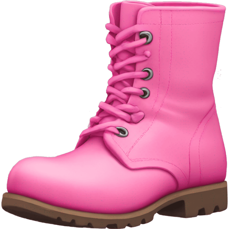 Pink boots emoji