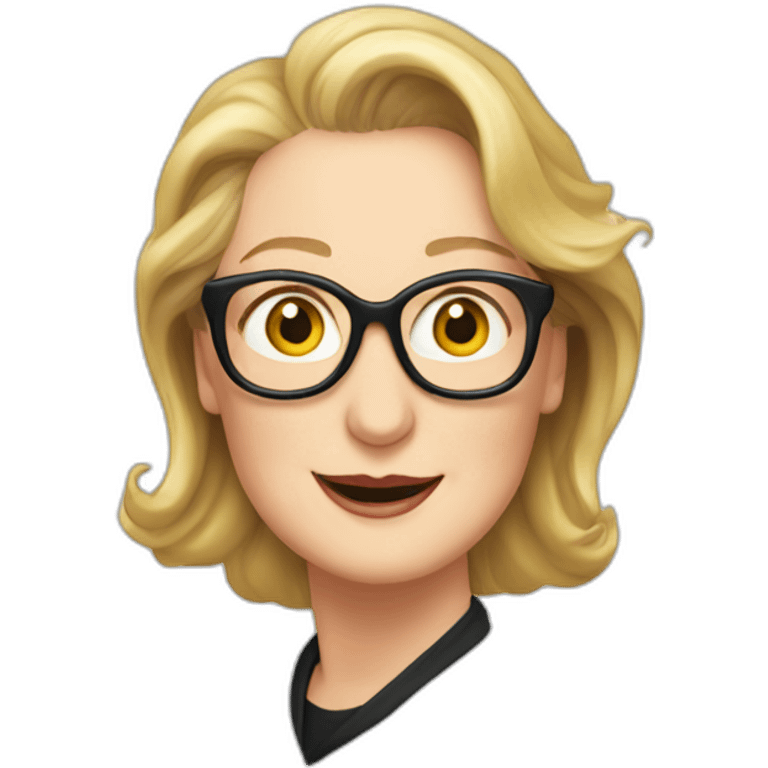 merryl streep emoji