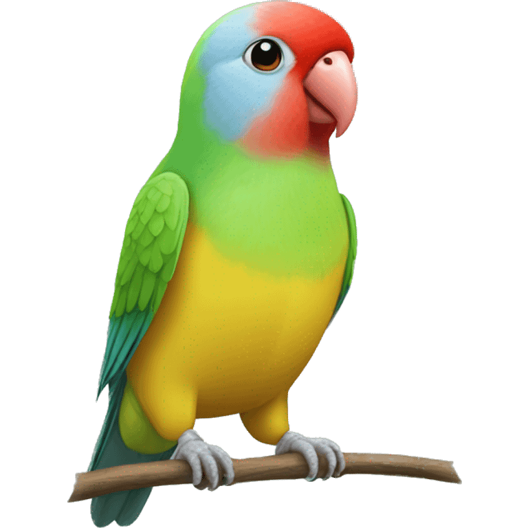 Fischers lovebird emoji