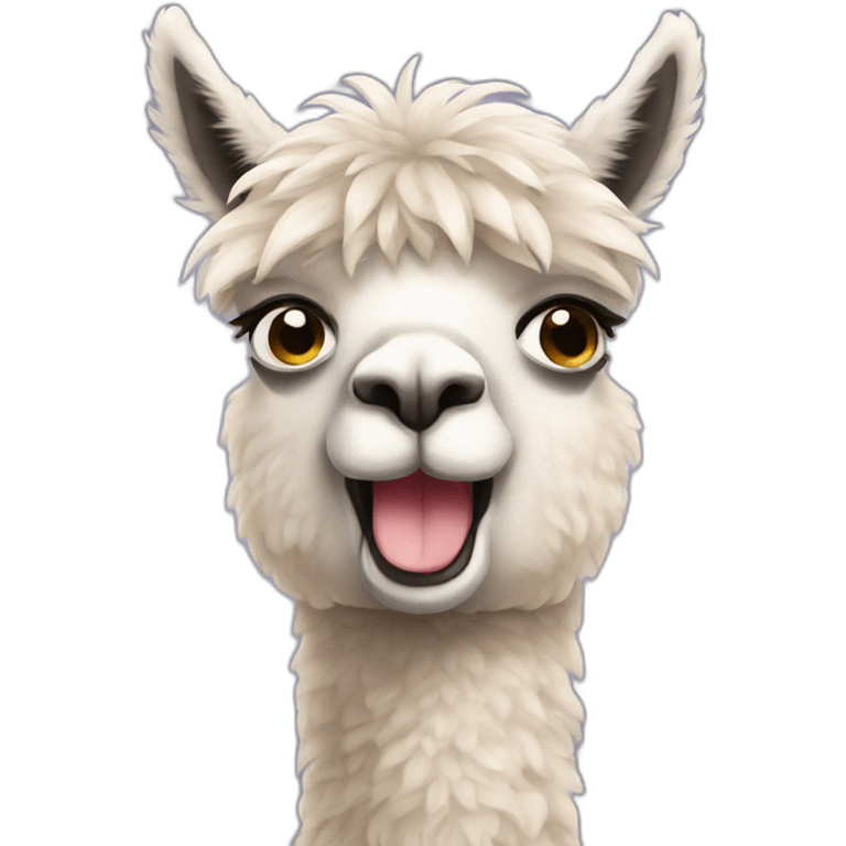 alpaca cry emoji