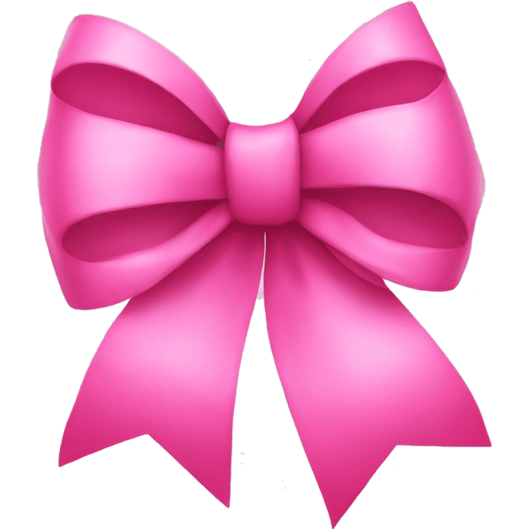 Pink bow emoji