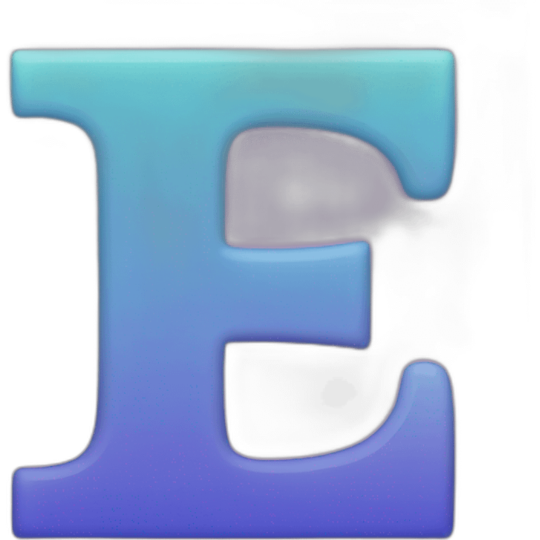 letter f gradient emoji