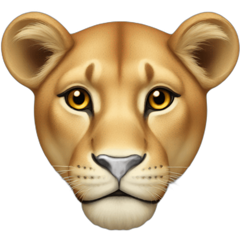 Red lioness emoji