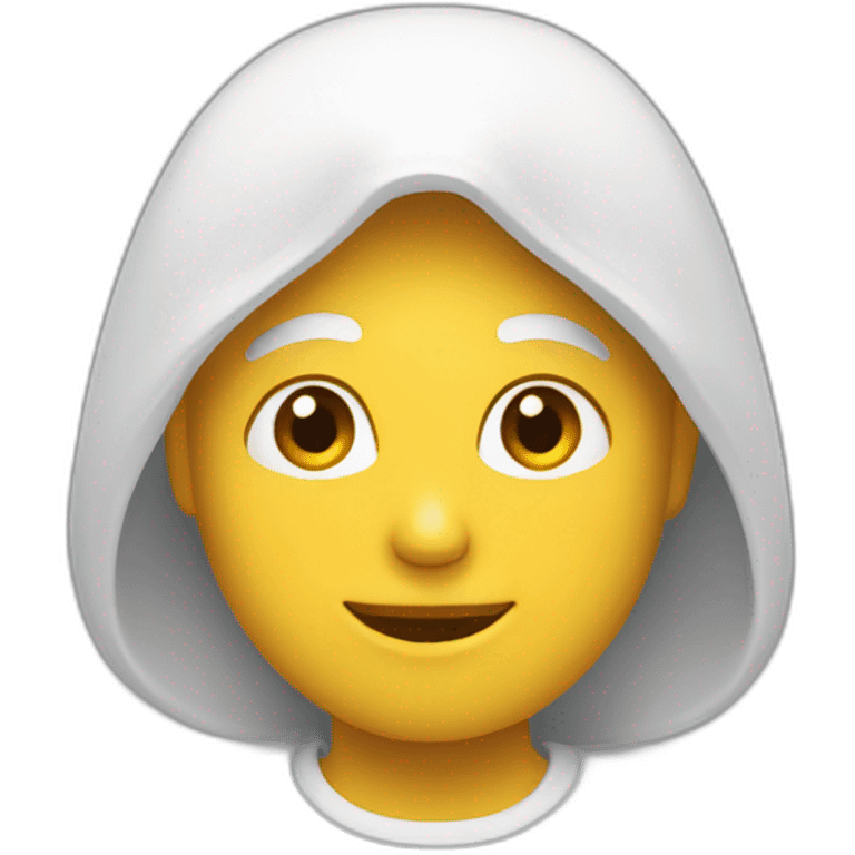 Un cœur blanc emoji