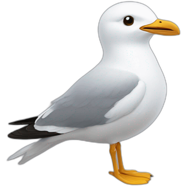 Mouette qui vole emoji