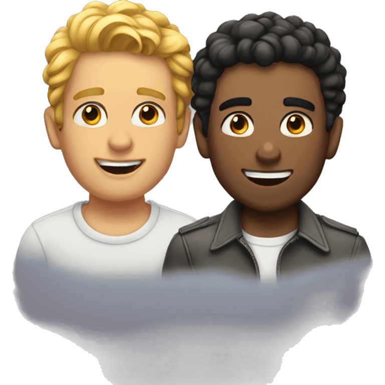 Two guys lovely  emoji