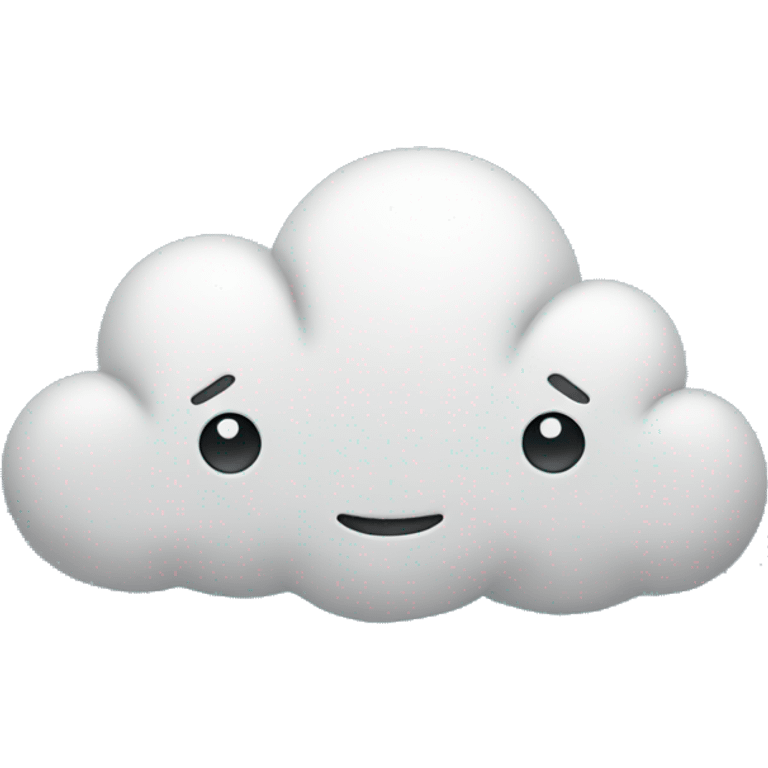 Rainy cloud emoji