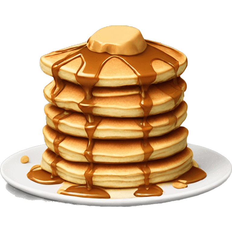 stack of peanut butter pancakes emoji