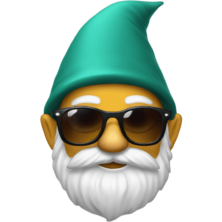 Gnome with sunglasses  emoji