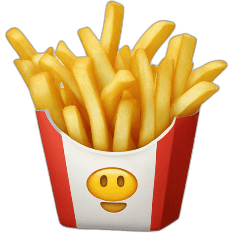 place full french fries emoji