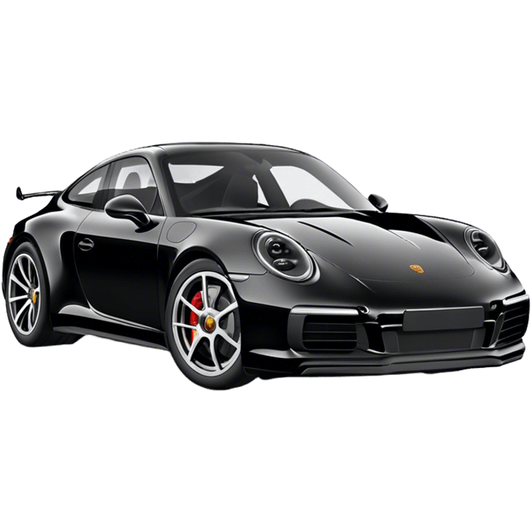 Porsche 911 - Porsche (Model Year: 2021) (Iconic colour: Black) emoji