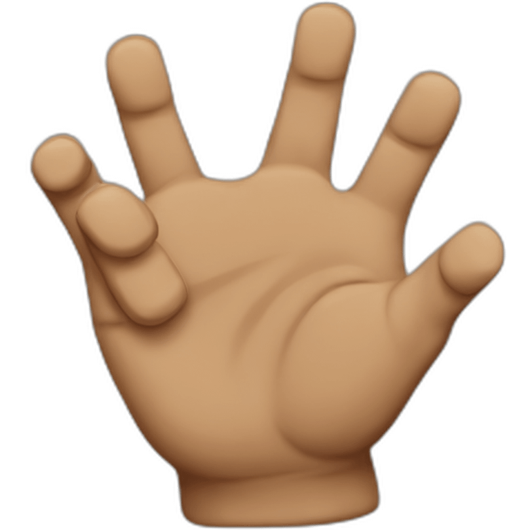 rocky up hands emoji