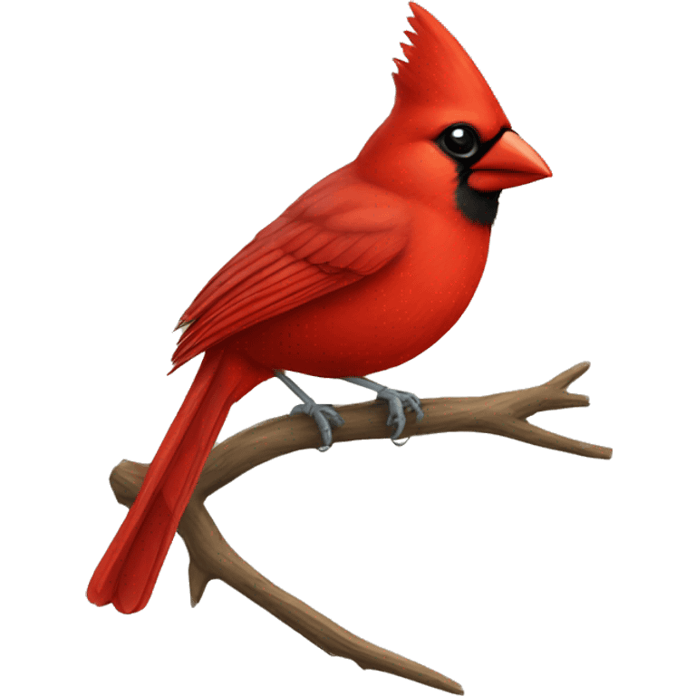 cardinal bird happy  emoji