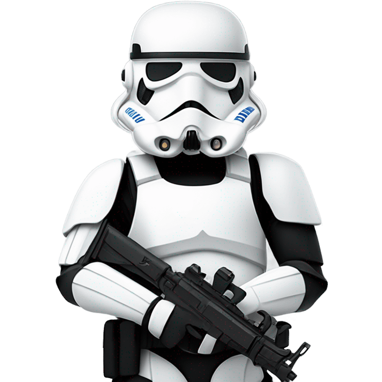 Stormtrooper wearing swat gear emoji