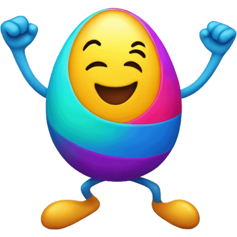 Dancing egg emoji