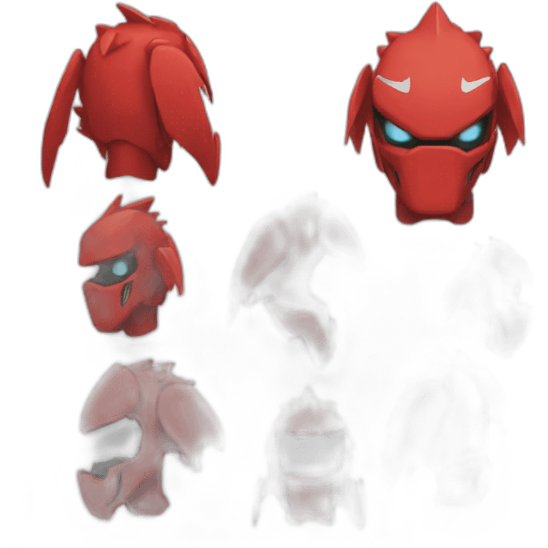 red digimon emoji