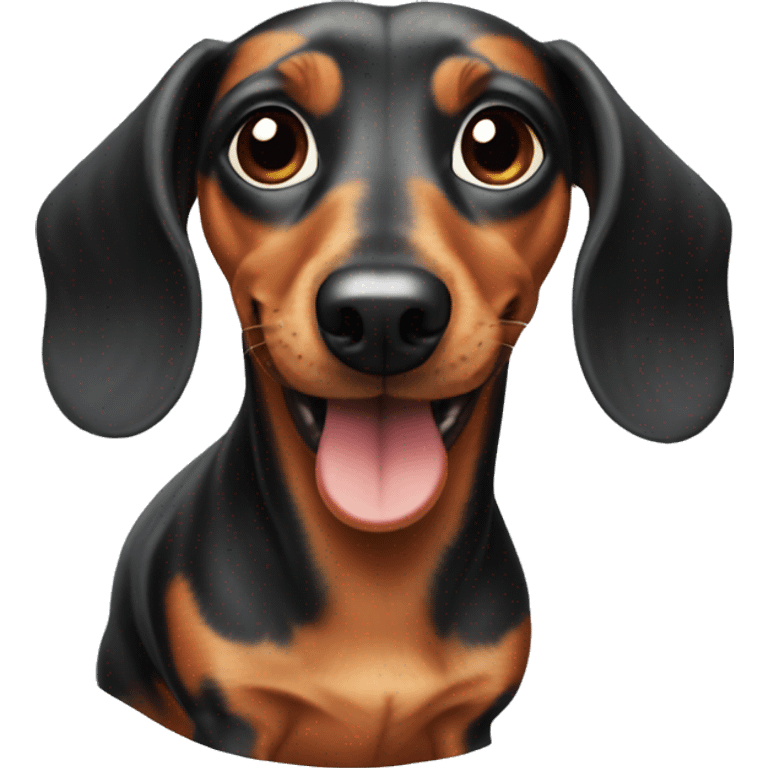 harlequin Dachshund emoji