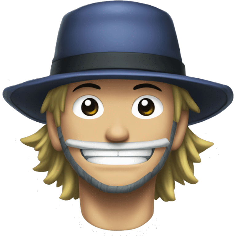 Chapéu de palha de one piece  emoji