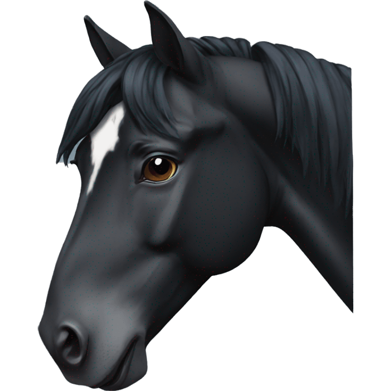 Black horse emoji