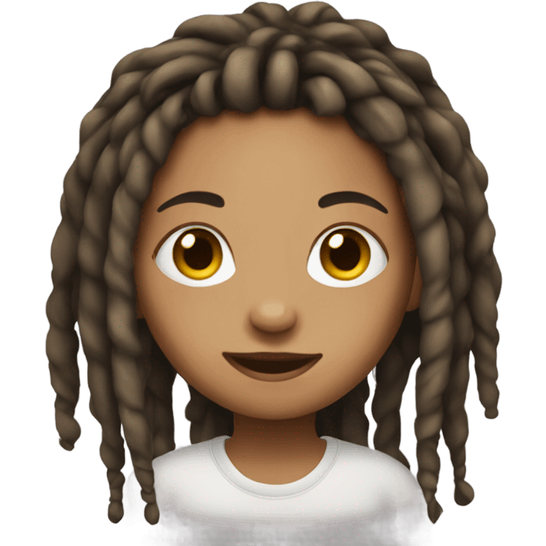 girl with dreads emoji